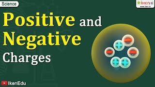 Positive and Negative Charges  Science  iKen [upl. by Lavud]