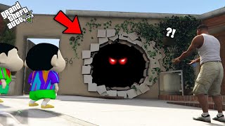 GTA 5  Franklin Found A Secret Hole Near Franklin House Wall in GTA 5  GTA 5 mods [upl. by Dymoke]