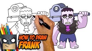 How to Draw Brawl Stars  Frank  StepbyStep [upl. by Byran]