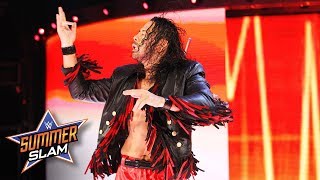 Shinsuke Nakamuras entrance wows the WWE Universe SummerSlam 2017 WWE Network Exclusive [upl. by Katalin772]