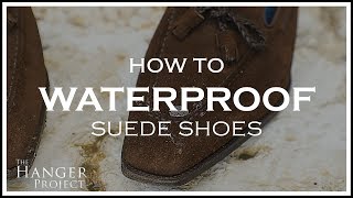 How To Waterproof Suede Shoes  Kirby Allison [upl. by Tnairb]