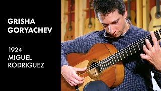 Paco de Lucias ‘Malaguena de Lecuona’  Grisha Goryachev plays 1924 Miguel Rodriguez [upl. by Pandora]