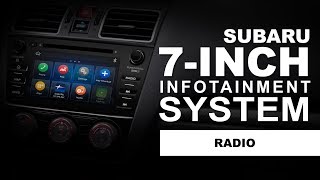 Subaru HowTo Guide 7inch Infotainment System  Radio [upl. by Aicilif]