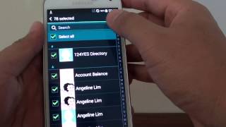 Samsung Galaxy S5 How to Export Contacts to SIM Card [upl. by Ariat182]