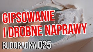 Gipsowanie rys pęknięć ubytków i drobne naprawy [upl. by Aneertak]