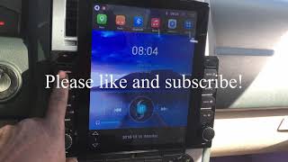 AMAZONS CHEAPEST Full functioning Tesla style Android car stereo by HiKity  Everetts install pt1 [upl. by Adnawyt71]