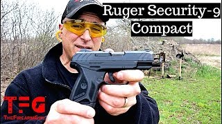 Ruger Security9 Compact Range Review  TheFireArmGuy [upl. by Eekcaj639]