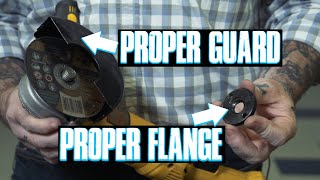 How To Convert An Angle Grinder for Cut Off Wheels [upl. by Hankins]