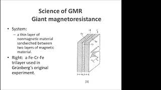 Giant MagnetoResistance by Indhumathi Kulandhaisamy [upl. by Keeley738]