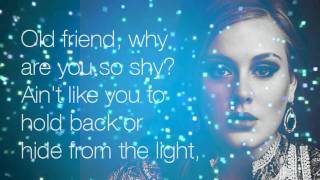 Adele  Someone Like You Lyrics [upl. by Glaab]