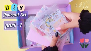 part1 How to Make Journal Set at Home  DIY JOURNAL SET DIY Journal kit  DIY Journal Stationary [upl. by Introc605]