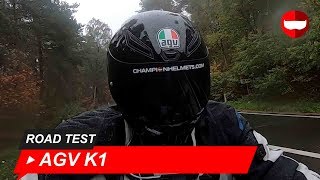 AGV K1 FullFace Helmet Road Test ChampionHelmetscom [upl. by Treacy]