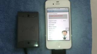 RFID Reader with iPhone [upl. by Ringsmuth]