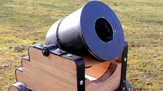 How To Make A Big Mortar Cannon At Home [upl. by Westleigh960]