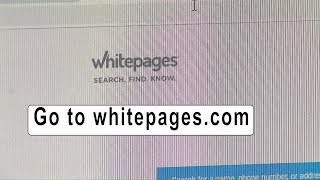 How To Remove Information From White Pages [upl. by Ahtan53]