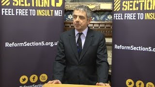 In full Rowan Atkinson on free speech [upl. by Arhas]