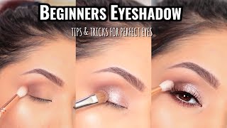 HOW TO APPLY EYESHADOW FOR BEGINNERS  MUST SEE [upl. by Darnok]