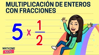 🔴Multiplicación de enteros con fracciones [upl. by Jehial]