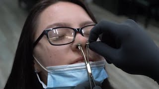 Septum Piercing How to Properly Pierce INSTRUCTIONAL video only Dont try at home [upl. by Ditzel]