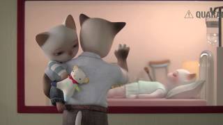 Trois Petits Chats 3D animated short film [upl. by Lynch643]