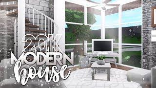 Roblox  Bloxburg 20k Modern House  House Build [upl. by Shurlock]