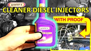 Wynns diesel injector cleaner TESTPROOF beforeafter fuel treatment and it works [upl. by Annet]