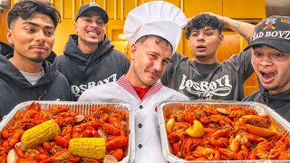 MAKING THE BEST CRAWFISH BOIL FT LOS BOYZ [upl. by Irrac]