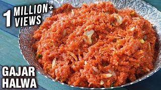 Gajar Ka Halwa Recipe  Homemade Carrot Halwa  Indian Dessert Recipe  Smita [upl. by Guria273]