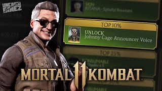 Mortal Kombat 11  How to Unlock Johnny Cage Announcer Voice [upl. by Magdalena908]