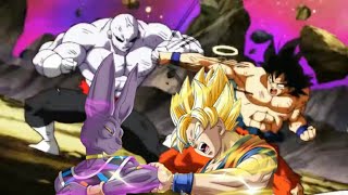 Goku and Frieza vs Jiren but with HERO by Flow [upl. by Narcissus]