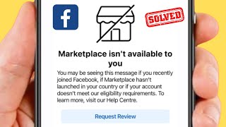 How to Fix Facebook Marketplace Isnt Available to You  2024  iPhone [upl. by Jarl]