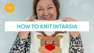 How to Knit Intarsia craftwithme [upl. by Lettig]