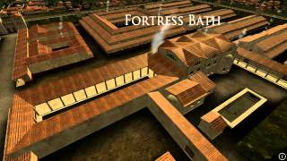 Animation of ancient Roman Fort in Caerleon Wales [upl. by Adnor]