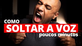 COMO SOLTAR A VOZ PARA CANTAR 4 passos Infalíveis chega de voz presa [upl. by Heti]