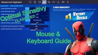 The BEST Sensitivity for Beginners  Fortnite Guide  Mouse and Keyboard Guide [upl. by Yasmar]