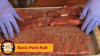 Basic Pork Rub  Spare Rib Rub Recipe [upl. by Cnut]