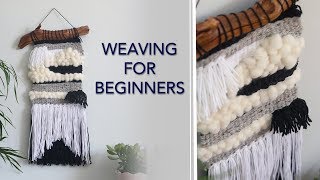 Learn to Weave 3 Basic Weaving Patterns for Beginners [upl. by Groeg]