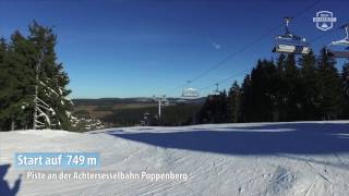 Skigebiet Winterberg Rote Piste an der PoppenbergSesselbahn Lift Nr 5 [upl. by Yht]