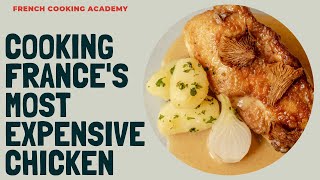 Cooking and tasting the most expensive chicken in France Bresse poulard [upl. by Amado]