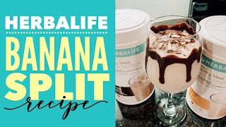 Banana Split Shake With Herbalife [upl. by Namialus869]