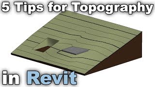 5 Tips for Topography in Revit Tutorial [upl. by Haimehen]