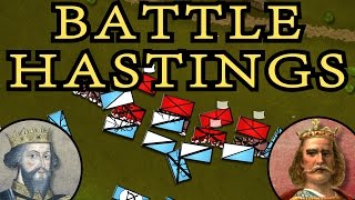 The Battle of Hastings 1066 AD [upl. by Eilarol478]