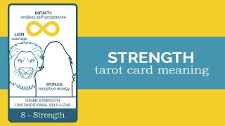 Strength Tarot Card Reading and Meaning [upl. by Czarra909]