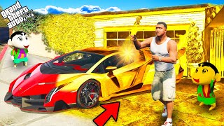 GTA 5  Franklin Touch Anything Turns Into GOLD  GTA 5 Mods [upl. by Eintrok]