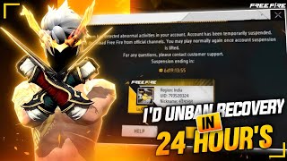 How to Unban Free Fire ID in 4 Easy Steps 🔥💯  FF ID Unban Trick 2025 😍  GK SNIPER [upl. by Zetnauq462]