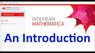 Introduction to Mathematica [upl. by Notslah346]