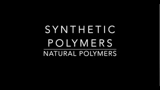 Natural and Synthetic Polymers [upl. by Llednav]