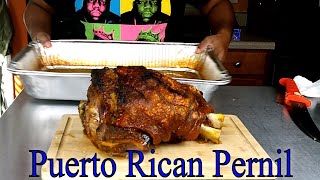 Puerto Rican Pernil Roasted Pork Recipe [upl. by Etteloiv]