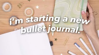 Im Starting a New Bullet Journal [upl. by Ihsar]