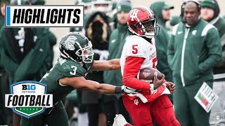 Indiana at Michigan State  Highlights  Big Ten Football  Nov 19 2022 [upl. by Poppy]